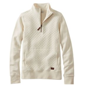 Quilted Quarter Zip Pullover